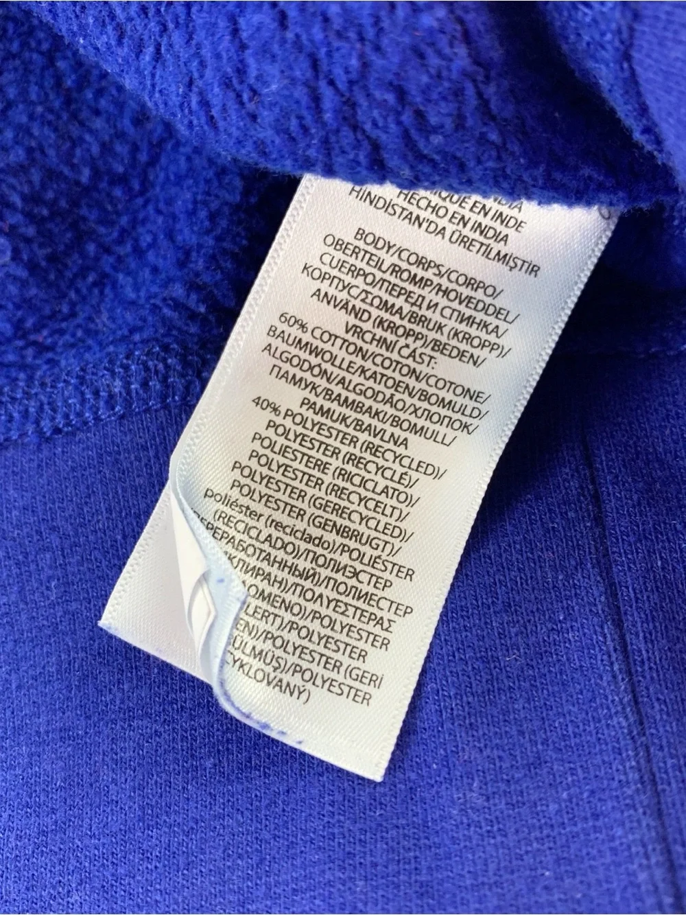 Polo by Ralph Lauren men's long sleeve Hooded Pullover Sweatshirt size L blue
